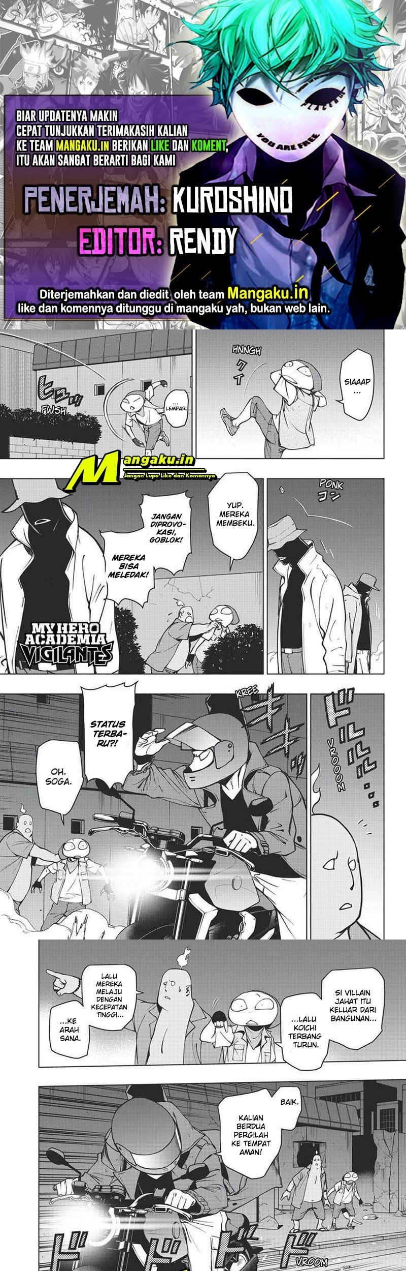Baca Komik Vigilante: Boku no Hero Academia Illegal Chapter 106 Gambar 1