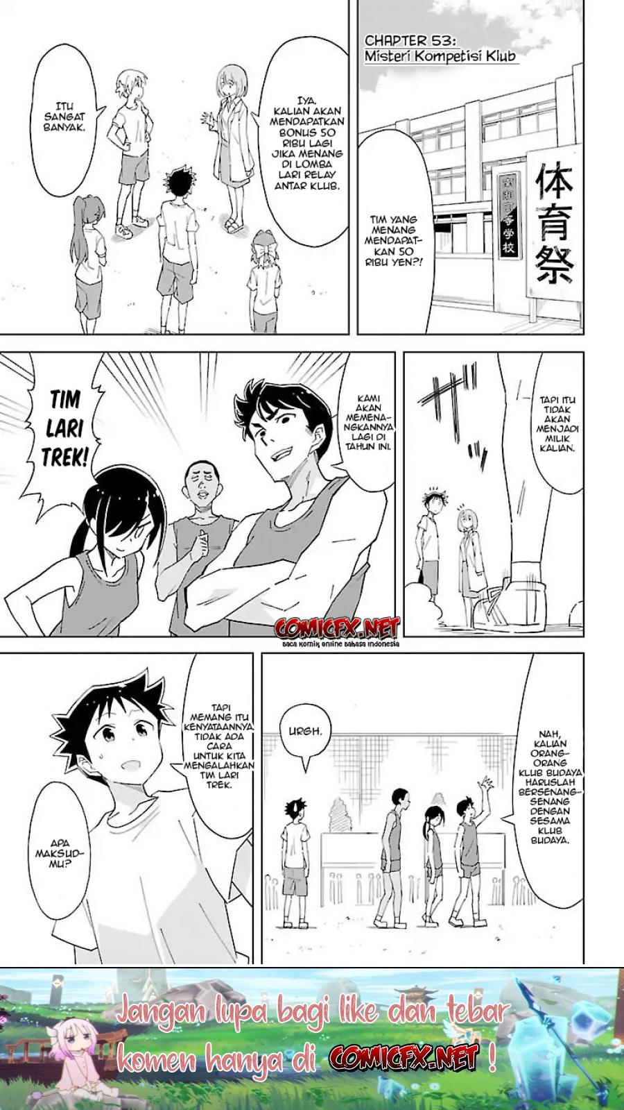 Baca Atsumare! Fushigi Kenkyuubu Chapter 53 Gambar 2