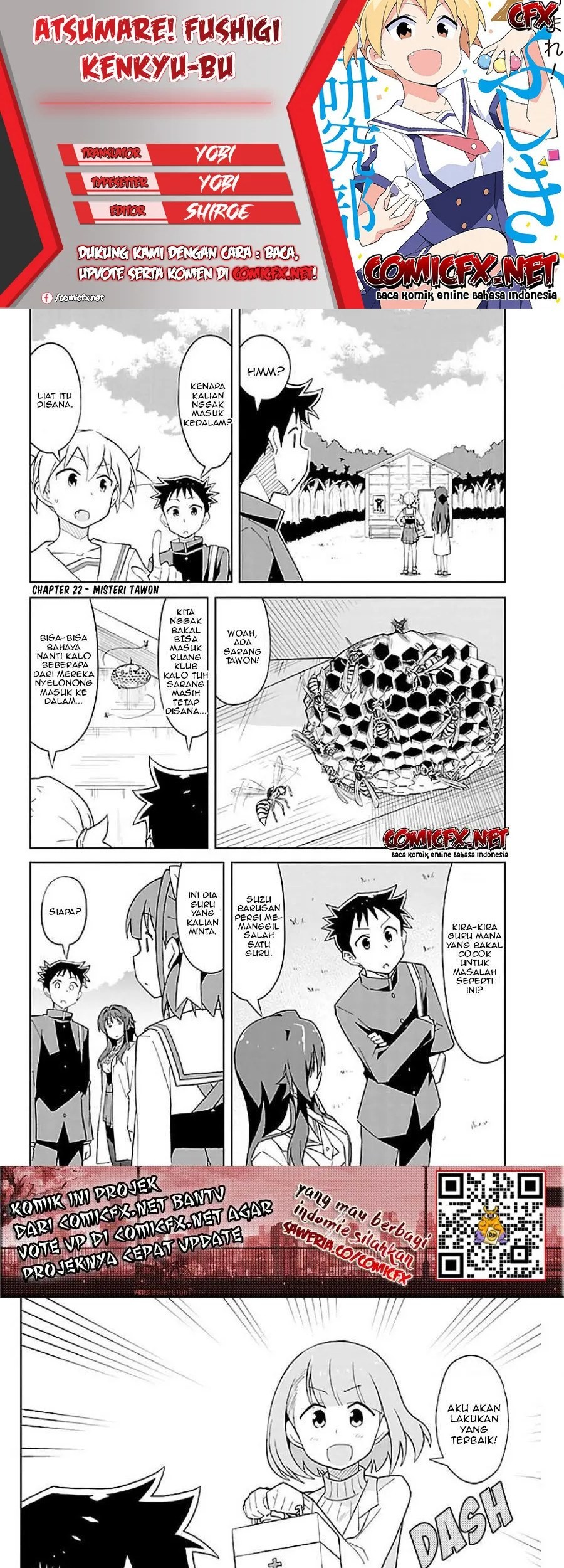 Baca Komik Atsumare! Fushigi Kenkyuubu Chapter 22 Gambar 1