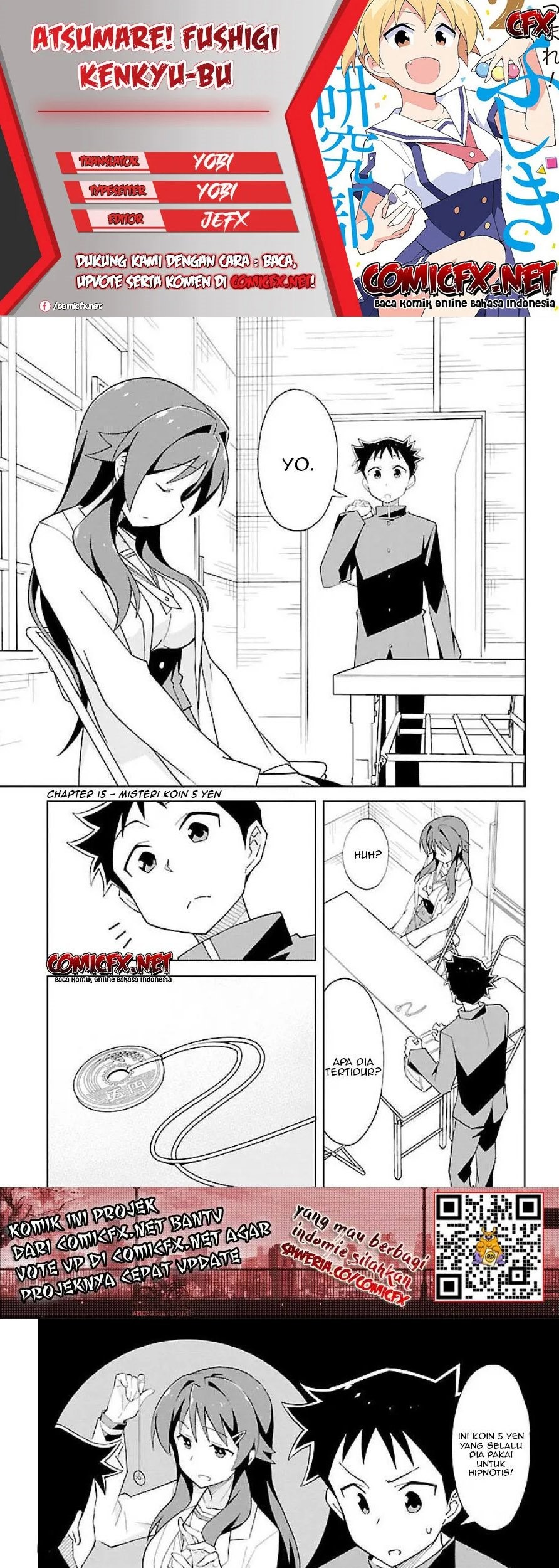 Baca Komik Atsumare! Fushigi Kenkyuubu Chapter 15 Gambar 1