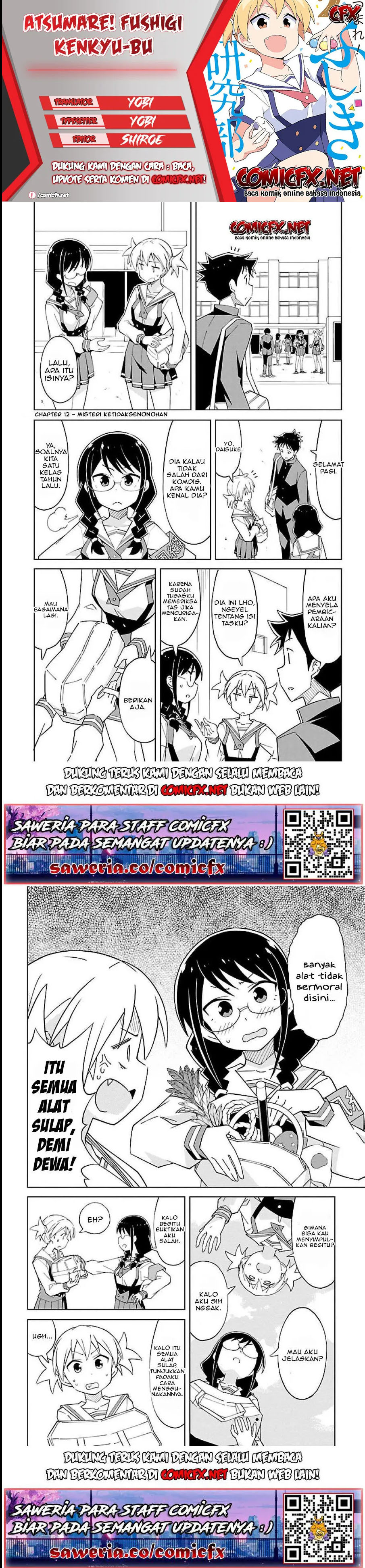 Baca Komik Atsumare! Fushigi Kenkyuubu Chapter 12 Gambar 1