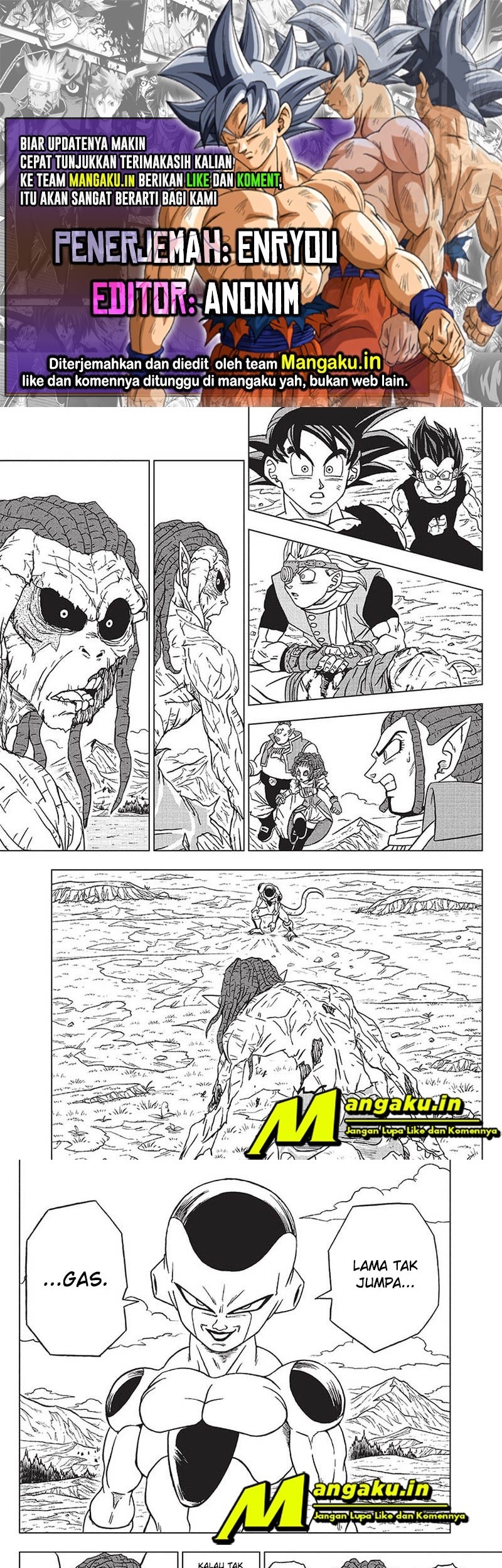 Baca Komik Dragon Ball Super Chapter 87.2 Gambar 1