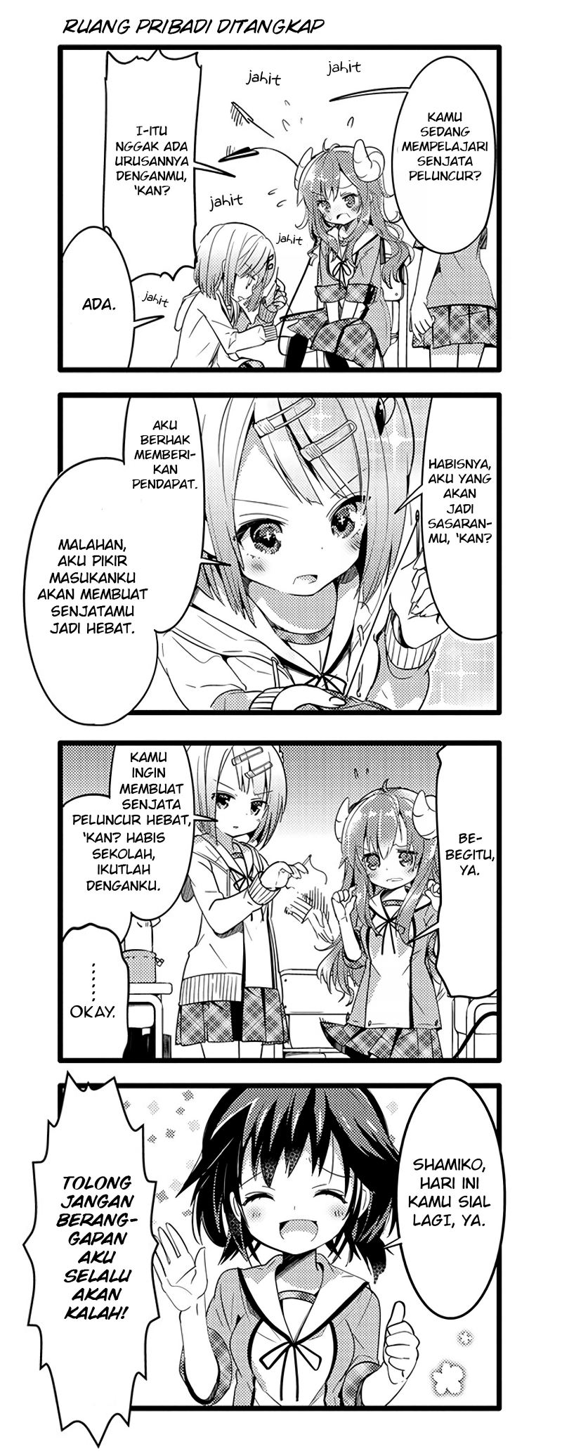 Machikado Mazoku Chapter 06 Gambar 3