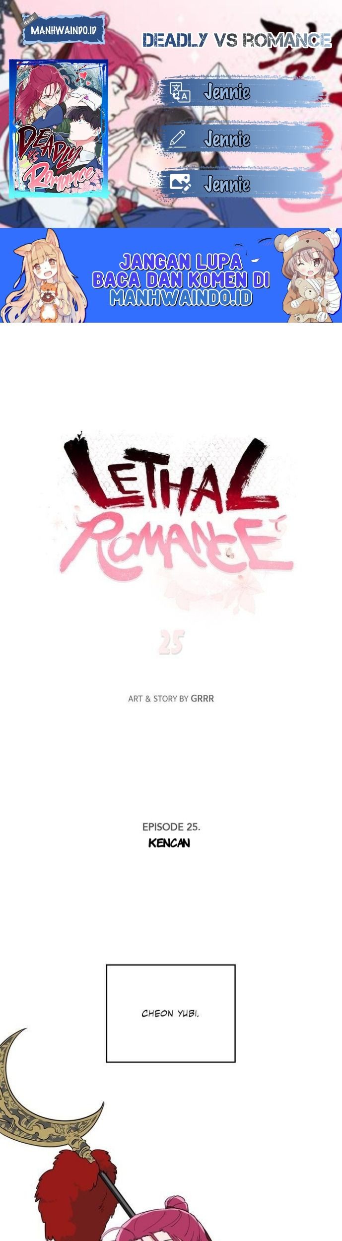 Baca Komik Deadly VS Romance (Lethal Romance) Chapter 25 Gambar 1