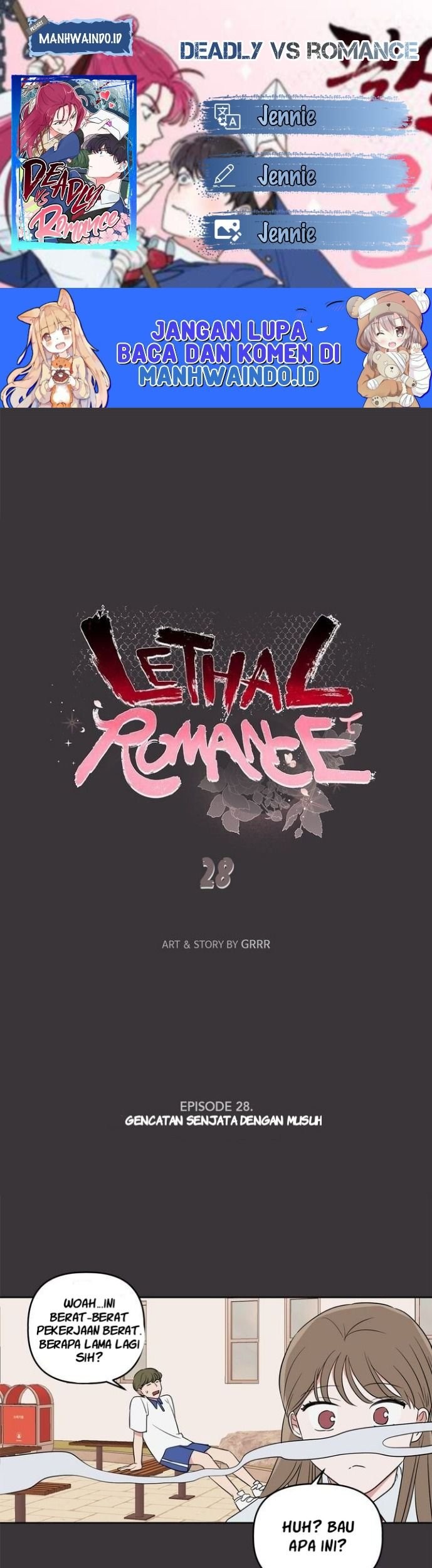 Baca Komik Deadly VS Romance (Lethal Romance) Chapter 28 Gambar 1