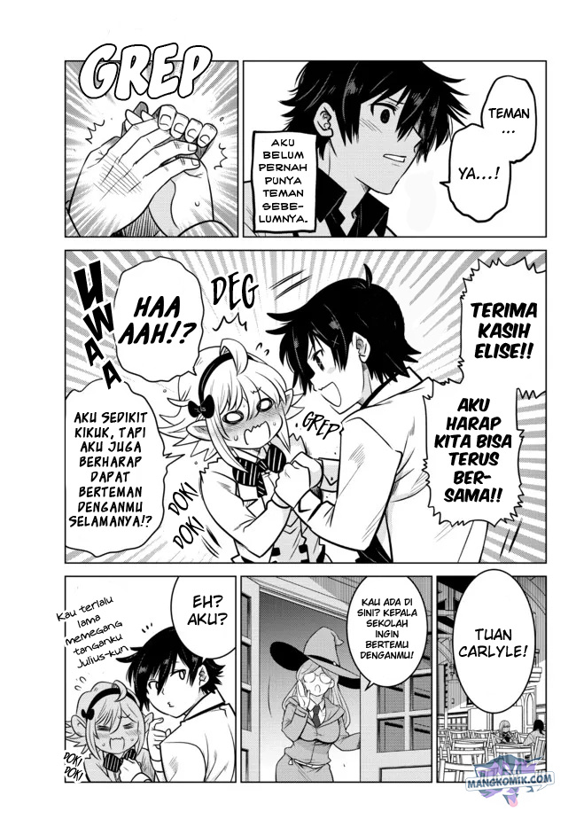 Ochikobore Datta Ani Ga Jitsuha Saikyou: Shijou Saikyou No Yuusha Wa Tensei-shi, Gakuen De Mujikaku Ni Musou Suru Chapter 05 Gambar 24