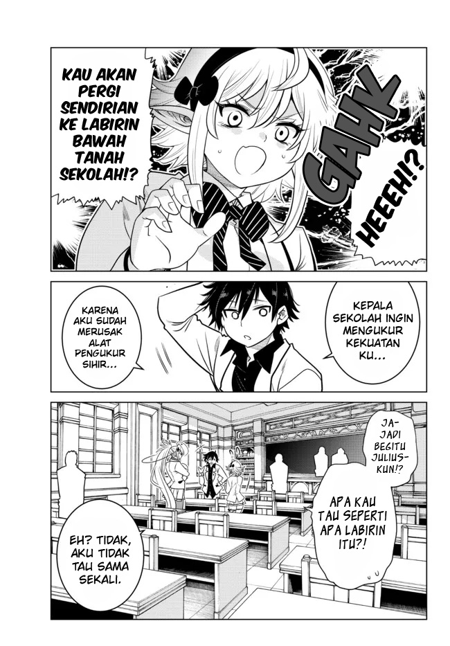 Ochikobore Datta Ani Ga Jitsuha Saikyou: Shijou Saikyou No Yuusha Wa Tensei-shi, Gakuen De Mujikaku Ni Musou Suru Chapter 05 Gambar 32