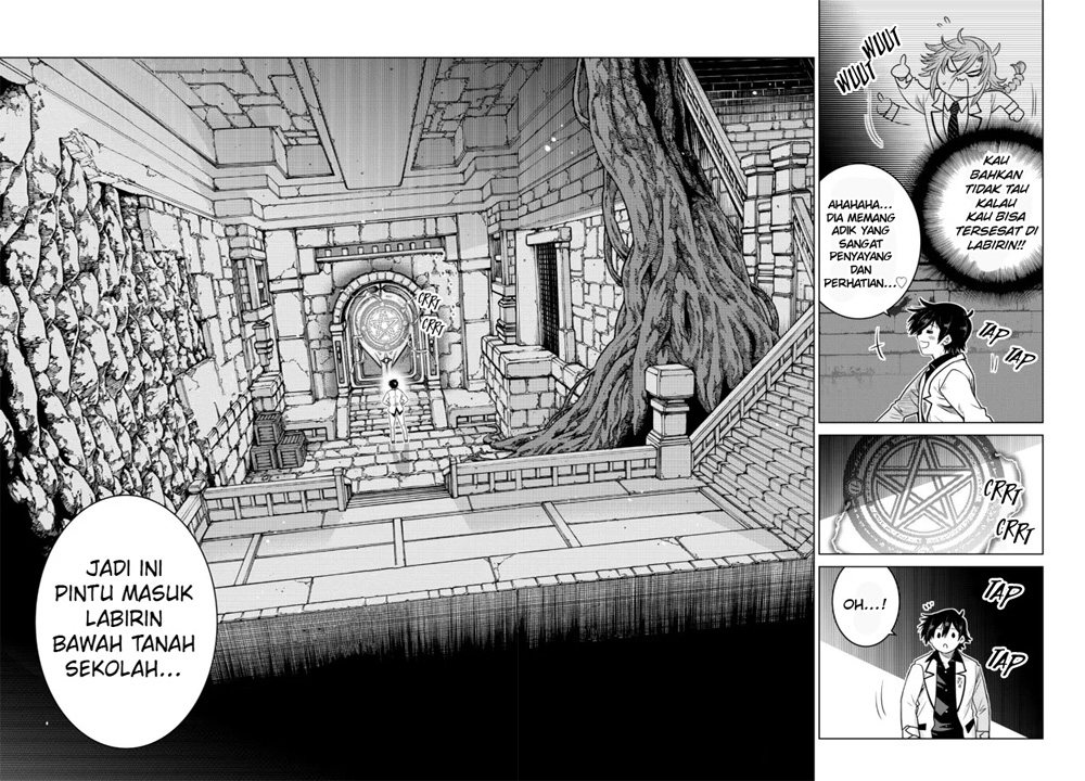 Ochikobore Datta Ani Ga Jitsuha Saikyou: Shijou Saikyou No Yuusha Wa Tensei-shi, Gakuen De Mujikaku Ni Musou Suru Chapter 05 Gambar 35