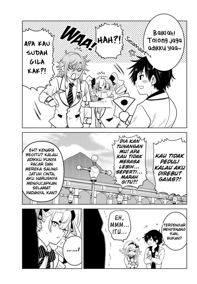 Baca Ochikobore Datta Ani Ga Jitsuha Saikyou: Shijou Saikyou No Yuusha Wa Tensei-shi, Gakuen De Mujikaku Ni Musou Suru Chapter 02.3 Gambar 2