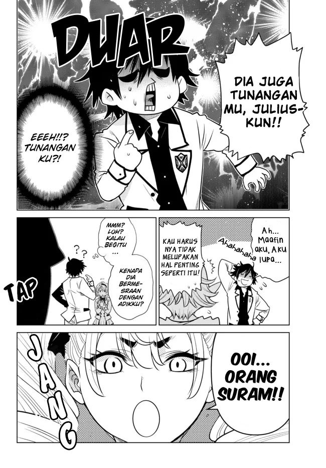 Ochikobore Datta Ani Ga Jitsuha Saikyou: Shijou Saikyou No Yuusha Wa Tensei-shi, Gakuen De Mujikaku Ni Musou Suru Chapter 02.2 Gambar 9