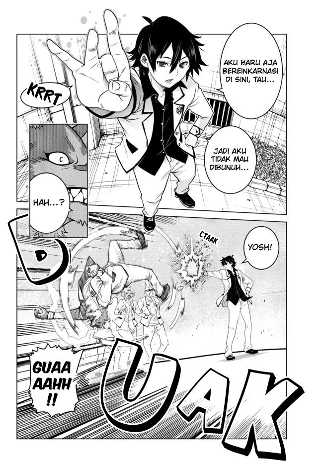 Ochikobore Datta Ani Ga Jitsuha Saikyou: Shijou Saikyou No Yuusha Wa Tensei-shi, Gakuen De Mujikaku Ni Musou Suru Chapter 1 Gambar 21