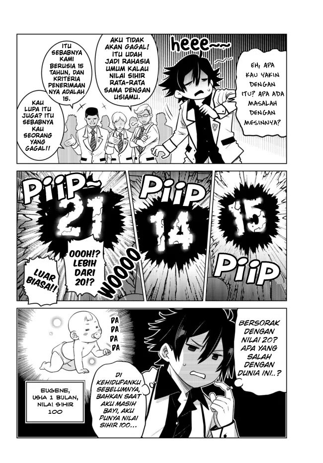 Ochikobore Datta Ani Ga Jitsuha Saikyou: Shijou Saikyou No Yuusha Wa Tensei-shi, Gakuen De Mujikaku Ni Musou Suru Chapter 1 Gambar 35