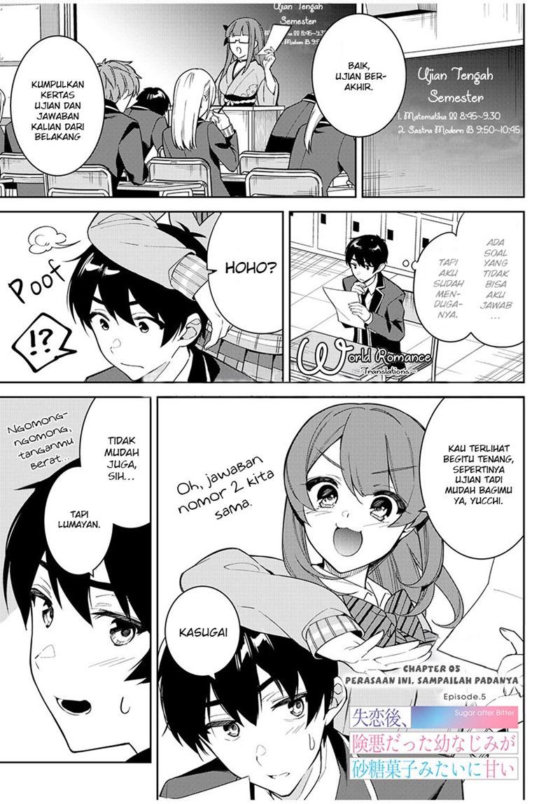 Shitsurengo, Kenaku Datta Osananajimi ga Sato Kashi Mitai ni Amai ~ Sugar After Bitter ~ Chapter 05 Gambar 3