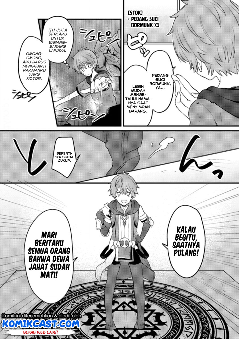 Ikenie ni Natta Ore ga Nazeka Jashin wo Horoboshite Shimatta Ken Chapter 01.2 Gambar 16