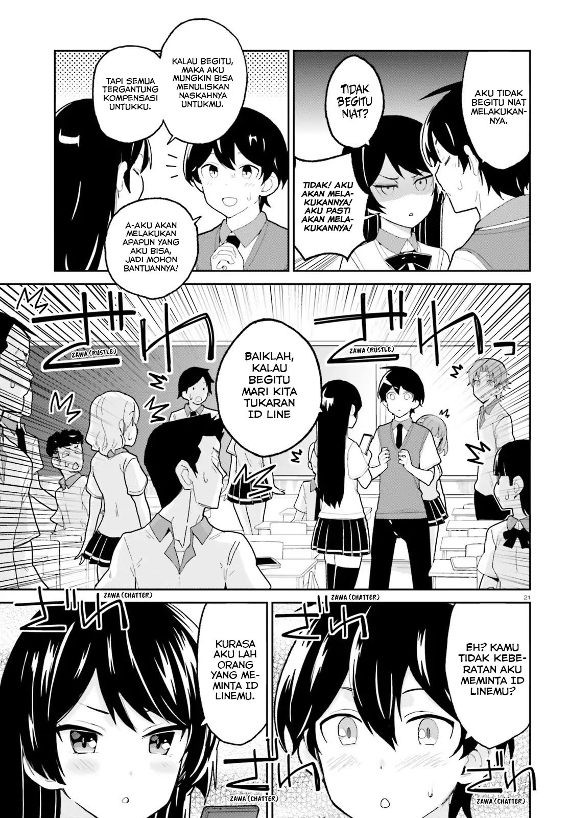Osananajimi ga Zettai ni Makenai Love Comedy Chapter 04 Gambar 22
