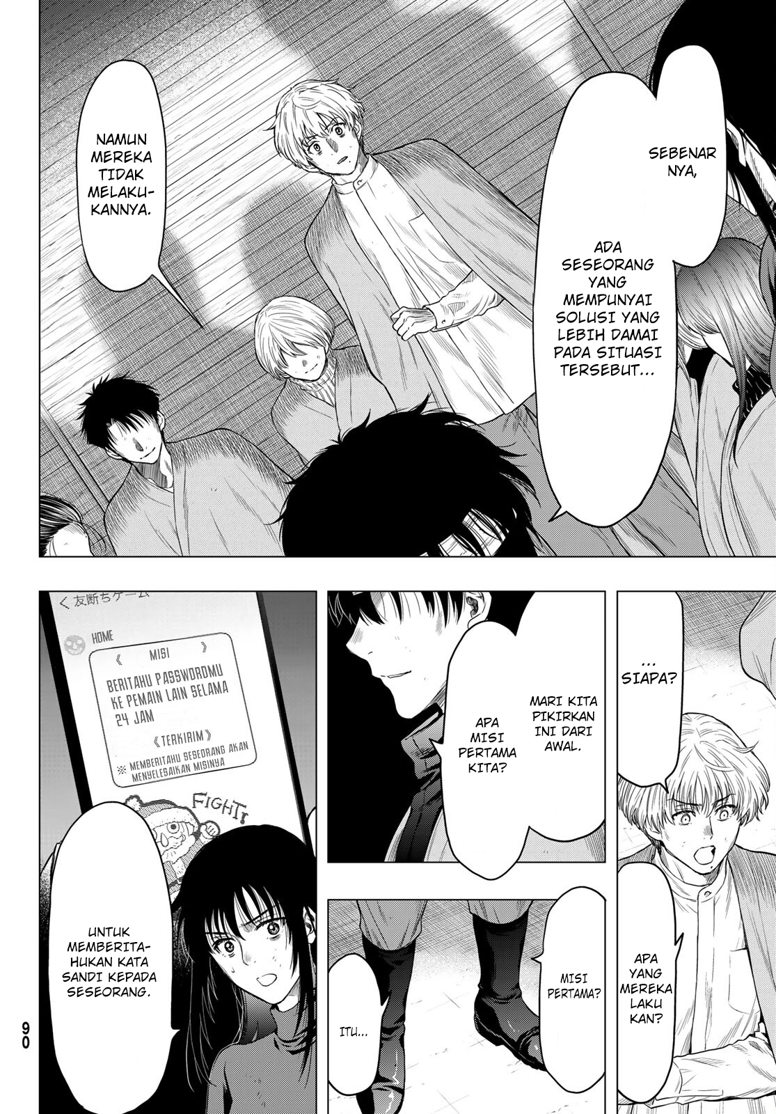 Tomodachi Game Chapter 101 Gambar 15