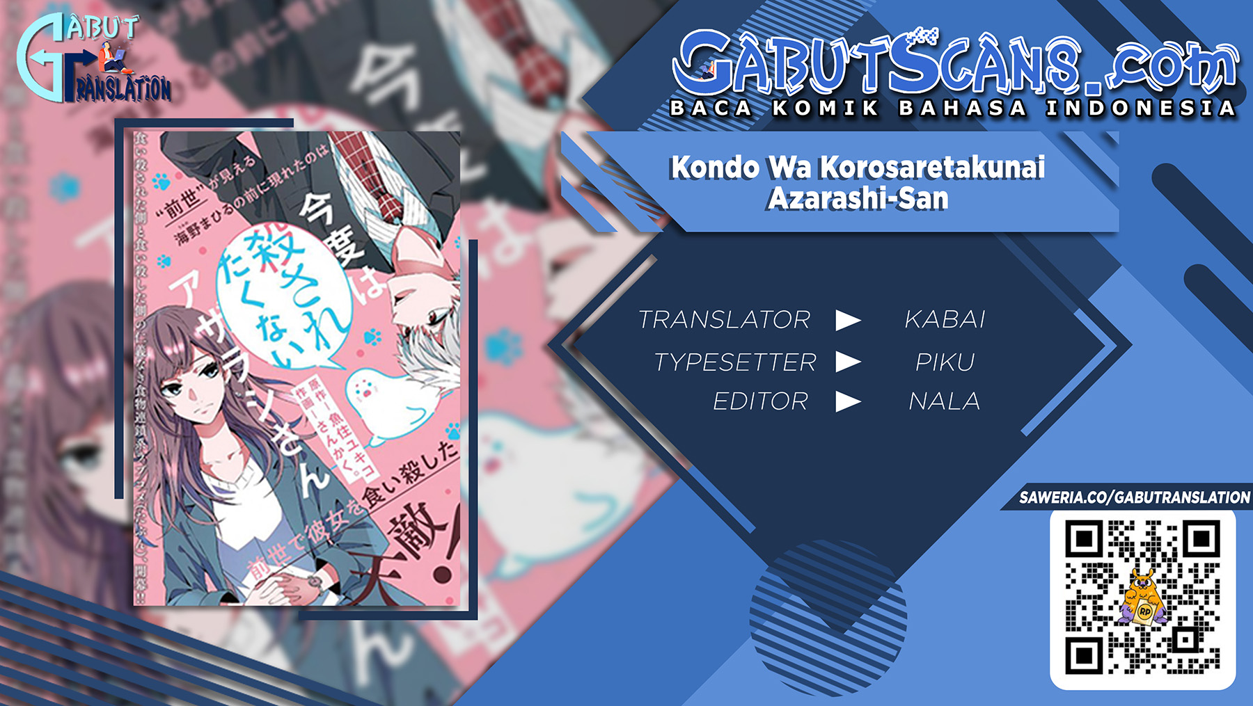 Baca Komik Kondo wa Korosaretakunai Azarashi-San Chapter 01 Gambar 1