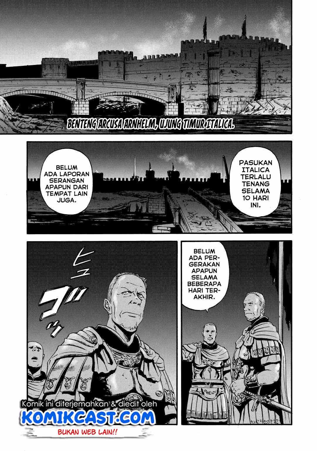 Gate – Jietai Kare no Chi nite Kaku Tatakeri Chapter 115 Gambar 10
