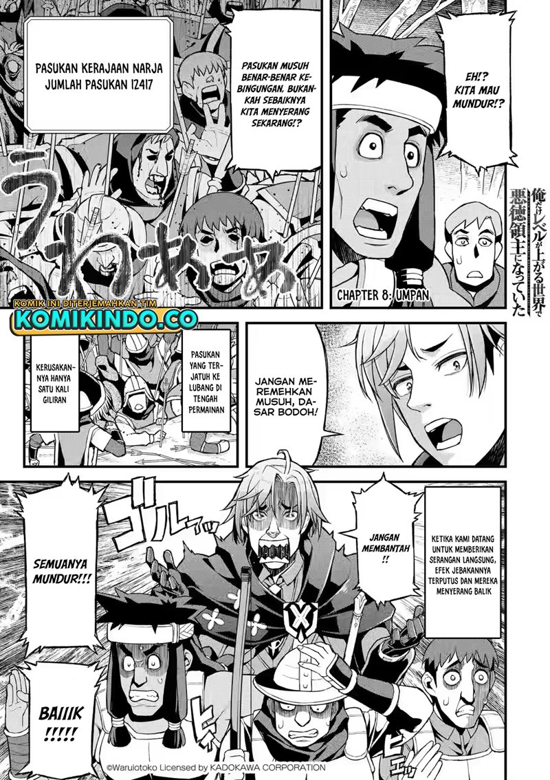 Baca Ore dake Level ga Agaru Sekai de Akutoku Ryoushu ni Natteita Chapter 08 Gambar 2