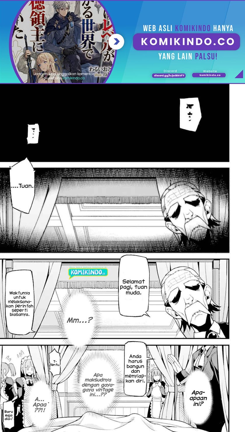 Baca Ore dake Level ga Agaru Sekai de Akutoku Ryoushu ni Natteita Chapter 01.2 Gambar 2