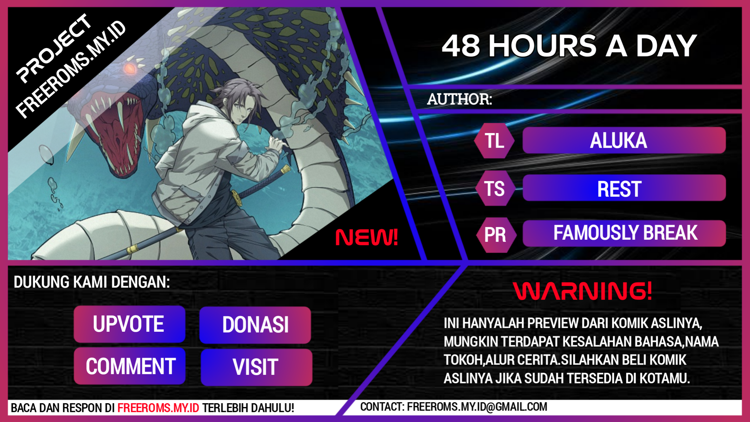 Baca Komik 48 Hours a Day Chapter 06 Gambar 1
