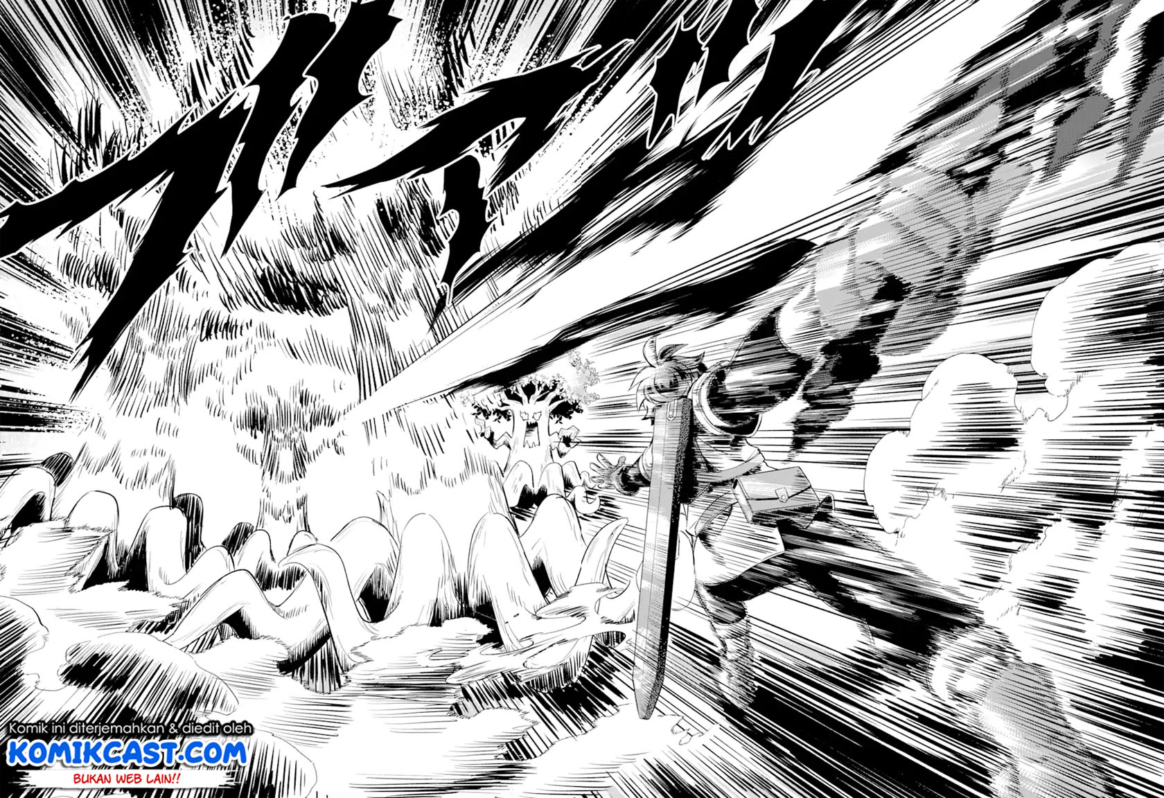 Sabitsuita Ken wo Tameshi ni Kyouka Shite Mitara, Tondemonai Maken ni Bakemashita Chapter 04 Gambar 25