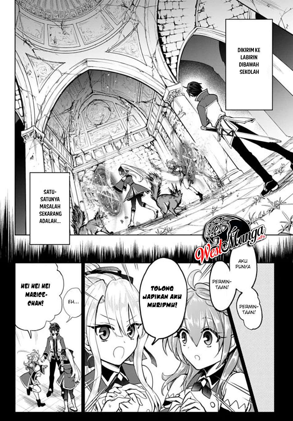 Nishuume Cheat no Tensei Madoushi 〜Saikyou ga 1000-nengo ni Tensei Shitara, Jinsei Yoyū Sugimashita〜 Chapter 04.1 Gambar 4