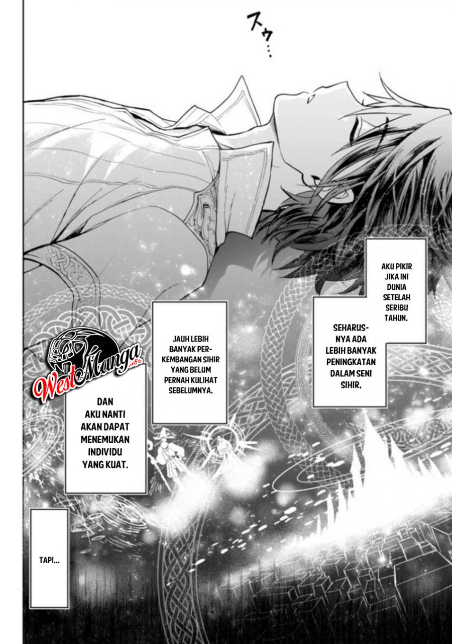 Nishuume Cheat no Tensei Madoushi 〜Saikyou ga 1000-nengo ni Tensei Shitara, Jinsei Yoyū Sugimashita〜 Chapter 01.3 Gambar 12