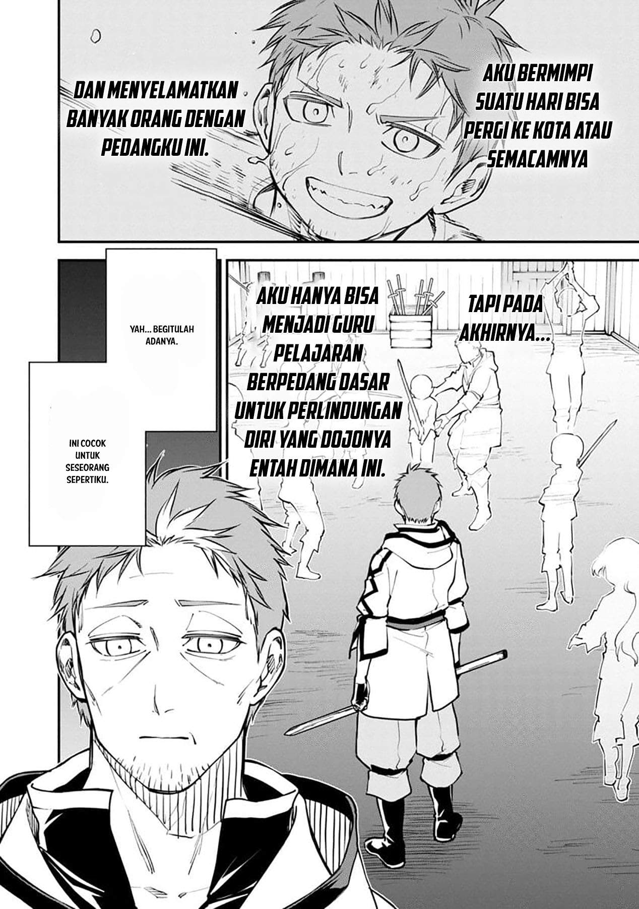 Katainaka no Ossan, Kensei ni Naru ~tada no inaka no kenjutsu shihan datta no ni, taisei shita deshi-tachi ga ore wo hottekurenai ken~ Chapter 01 Gambar 13