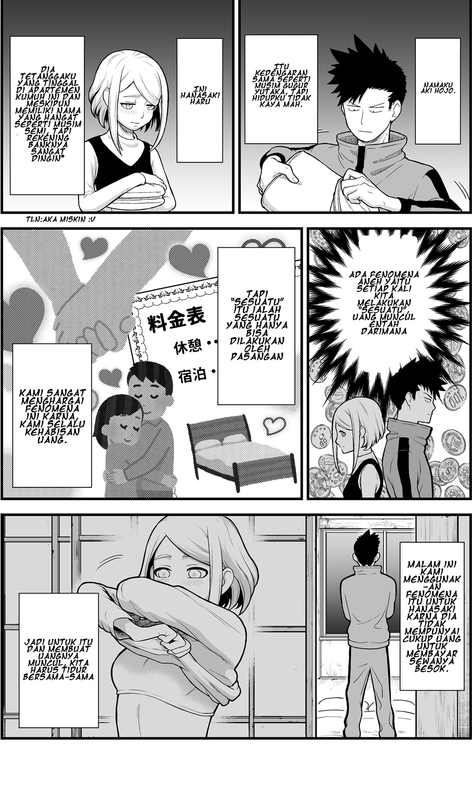 A Story About a Man and a Woman and When They Sleep Together, Money Appears Out of Nowhere Chapter 01 Gambar 3