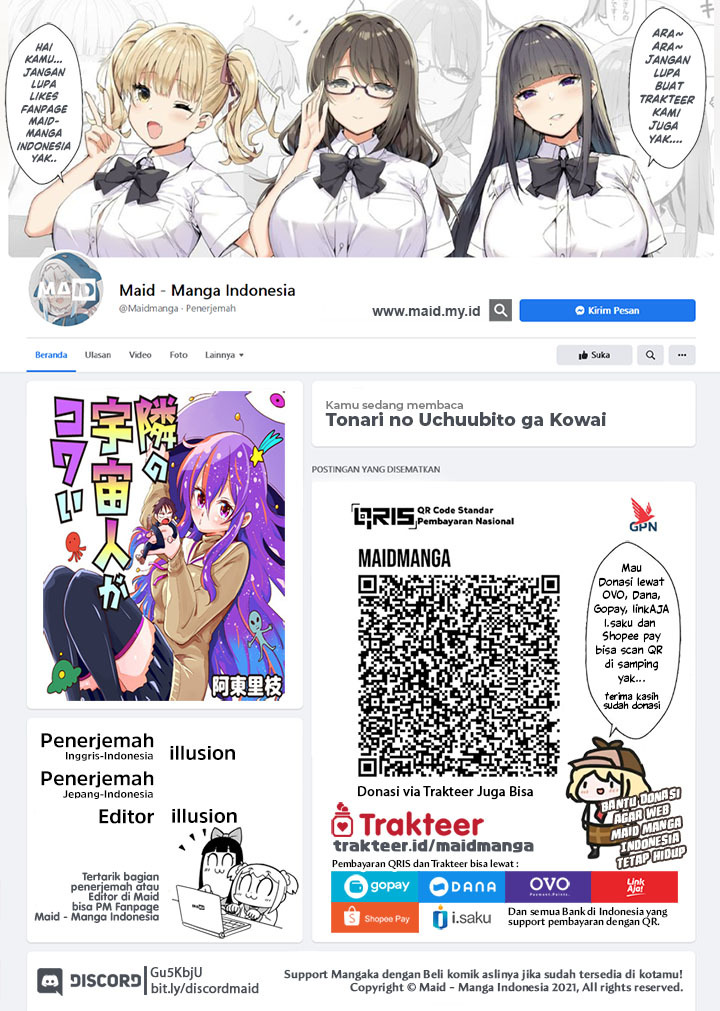 Baca  Tonari no Uchuubito ga Kowai Chapter 09 Gambar 2