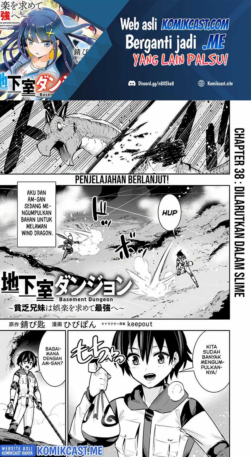 Baca Chikashitsu Dungeon: Binbou Kyoudai wa Goraku o Motomete Saikyou e Chapter 38 Gambar 2