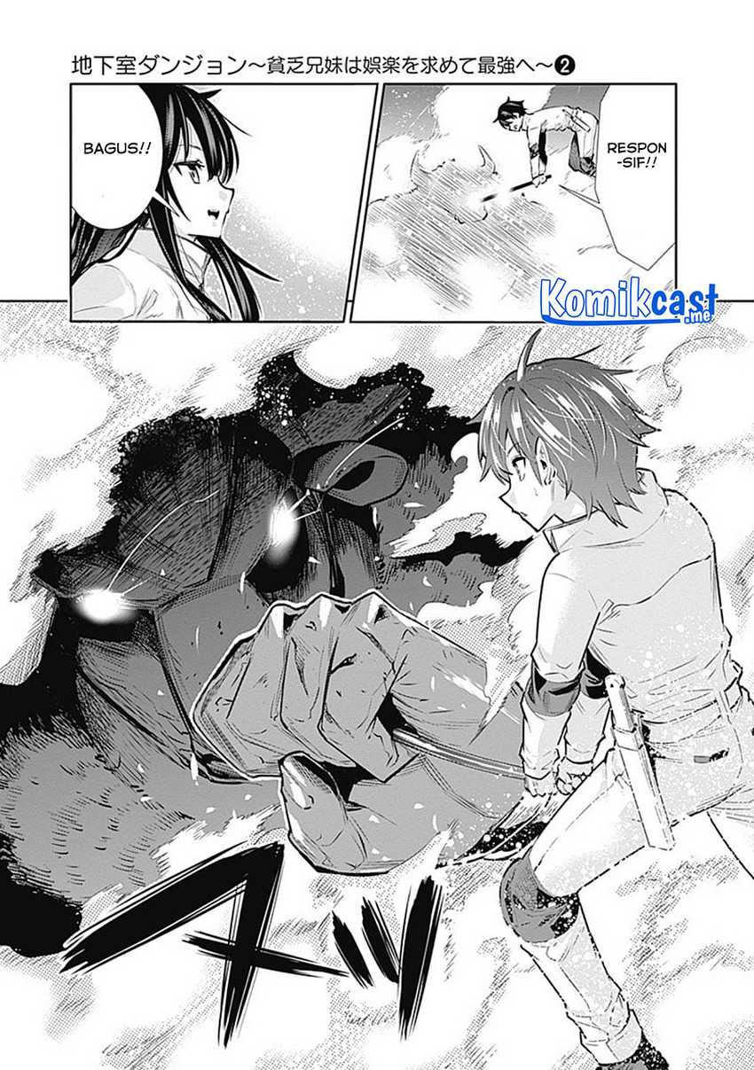 Chikashitsu Dungeon: Binbou Kyoudai wa Goraku o Motomete Saikyou e Chapter 14 Gambar 16