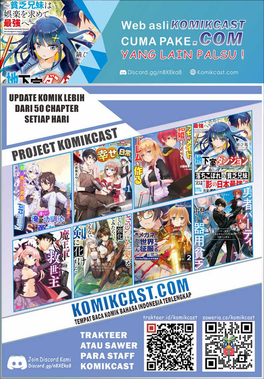 Chikashitsu Dungeon: Binbou Kyoudai wa Goraku o Motomete Saikyou e Chapter 07 Gambar 21