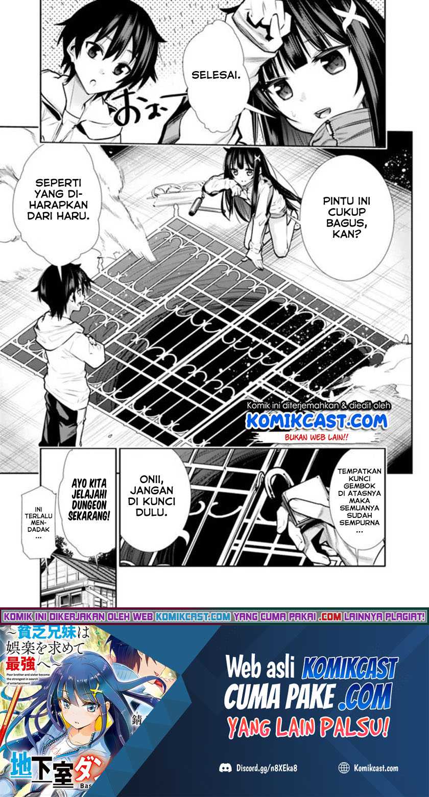 Baca Chikashitsu Dungeon: Binbou Kyoudai wa Goraku o Motomete Saikyou e Chapter 05 Gambar 2