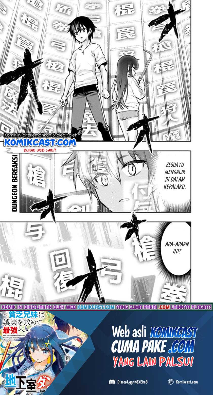 Baca Chikashitsu Dungeon: Binbou Kyoudai wa Goraku o Motomete Saikyou e Chapter 03 Gambar 2