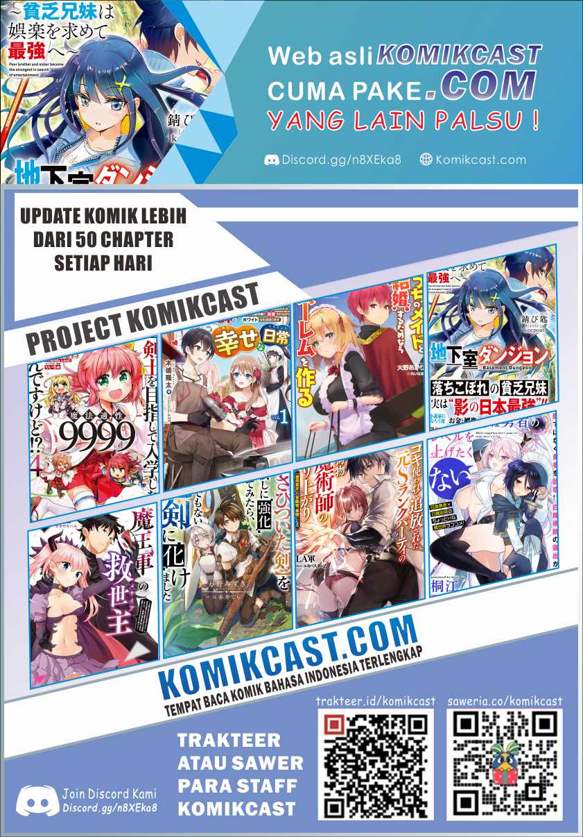 Chikashitsu Dungeon: Binbou Kyoudai wa Goraku o Motomete Saikyou e Chapter 02 Gambar 23