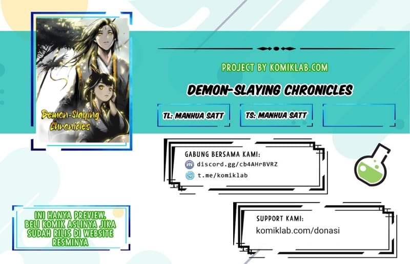 Baca Komik Demon-Slaying Chronicles Chapter 01 Gambar 1
