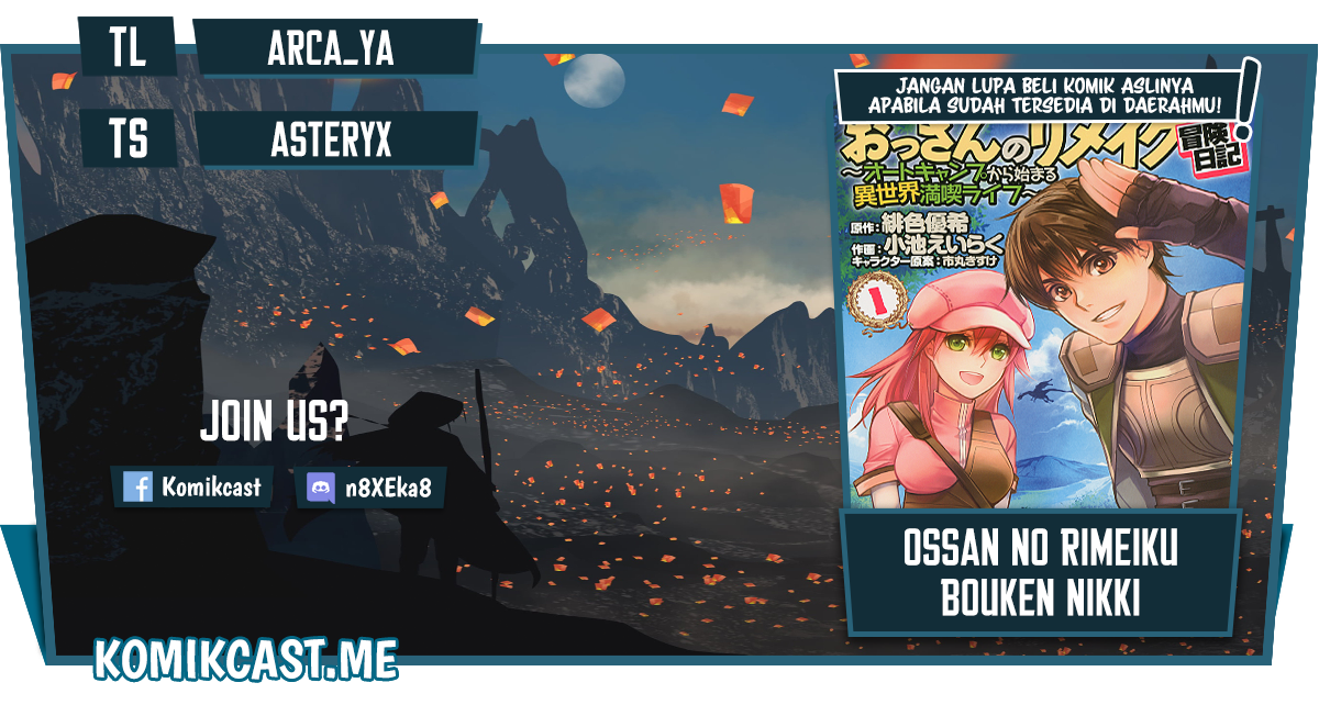 Baca Komik Ossan no Rimeiku Bouken Nikki ~ Autocamp kara Hajimaru Isekai Mankitsu Raifu Chapter 02 Gambar 1