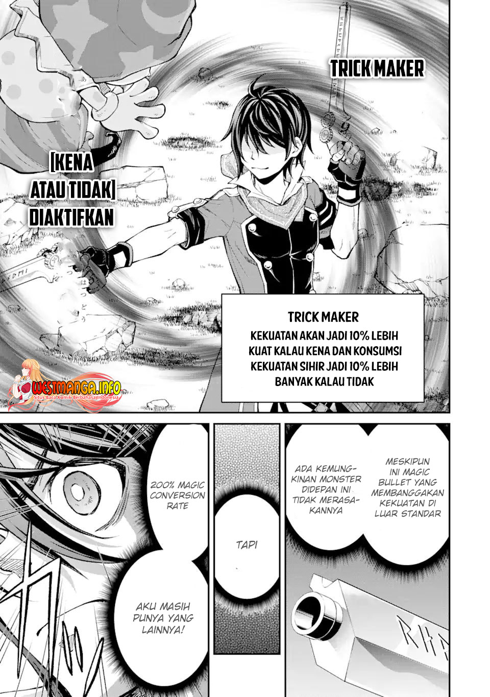 Saisoku Musou No B-kyuu Mahou Tsukai: Ippatsu Utareru Mae Ni Senpatsu Uchikaesu! Chapter 23.1 Gambar 17