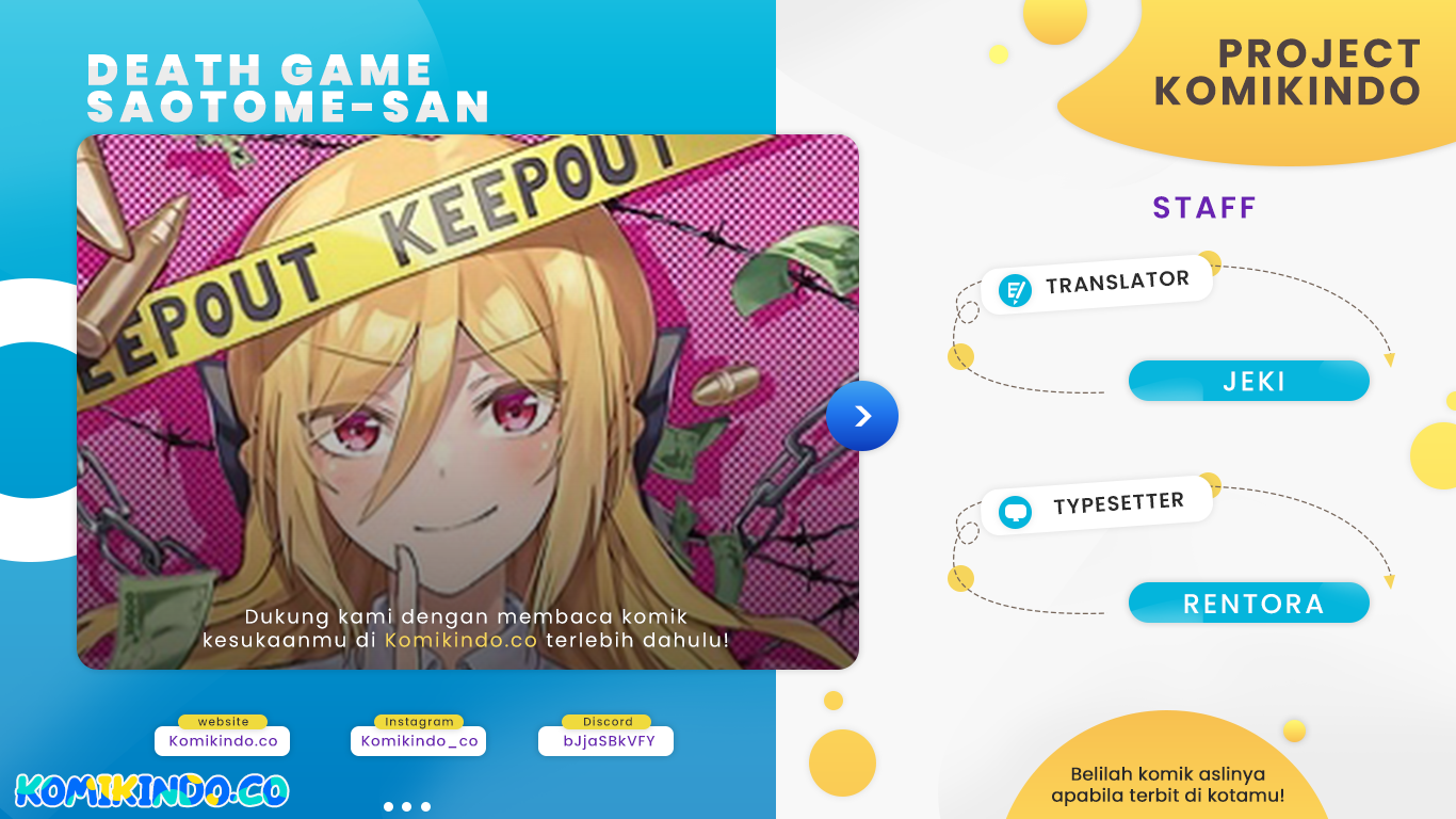 Baca Komik The Death Game Is All That Saotome-san Has Left Chapter 10 Gambar 1