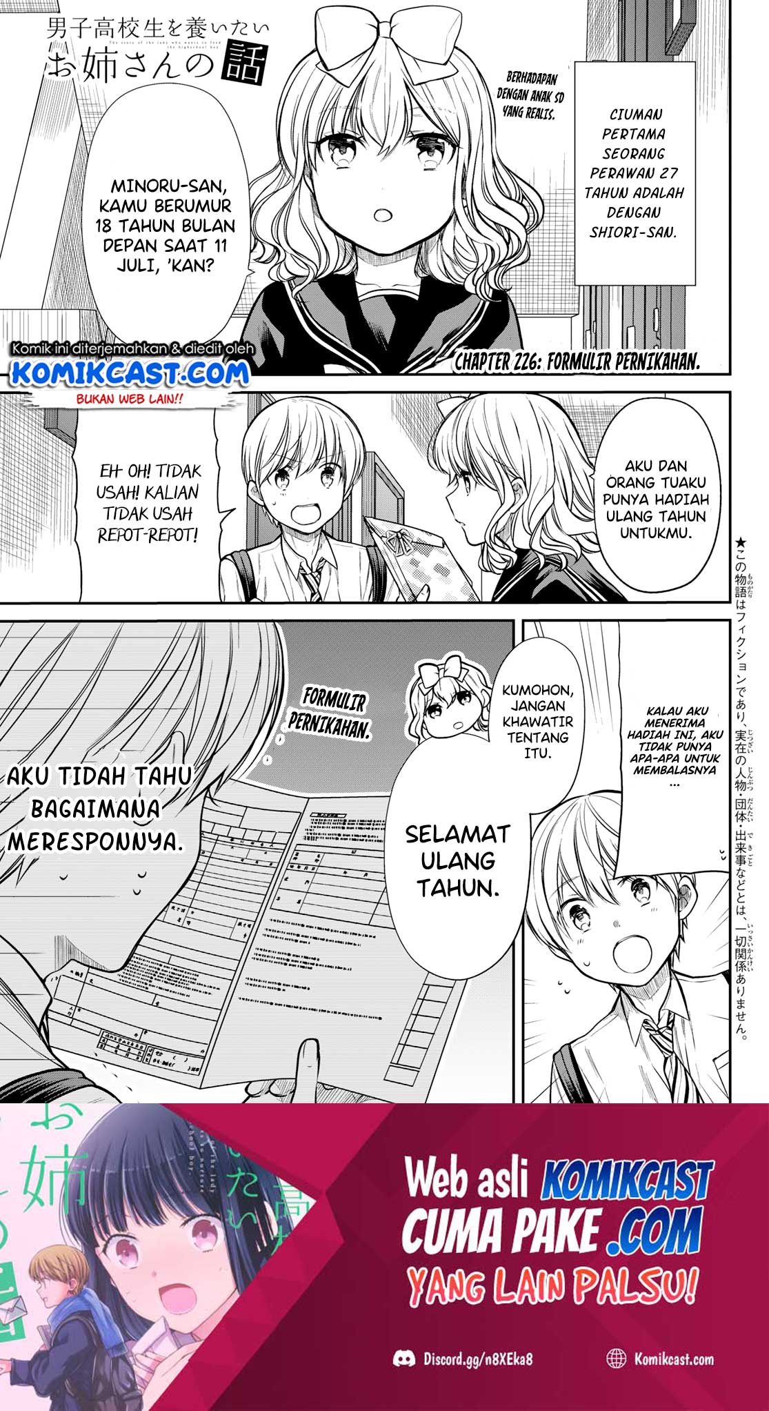 Baca  Danshi Koukousei wo Yashinaitai Onee-san no Hanashi Chapter 226 Gambar 2