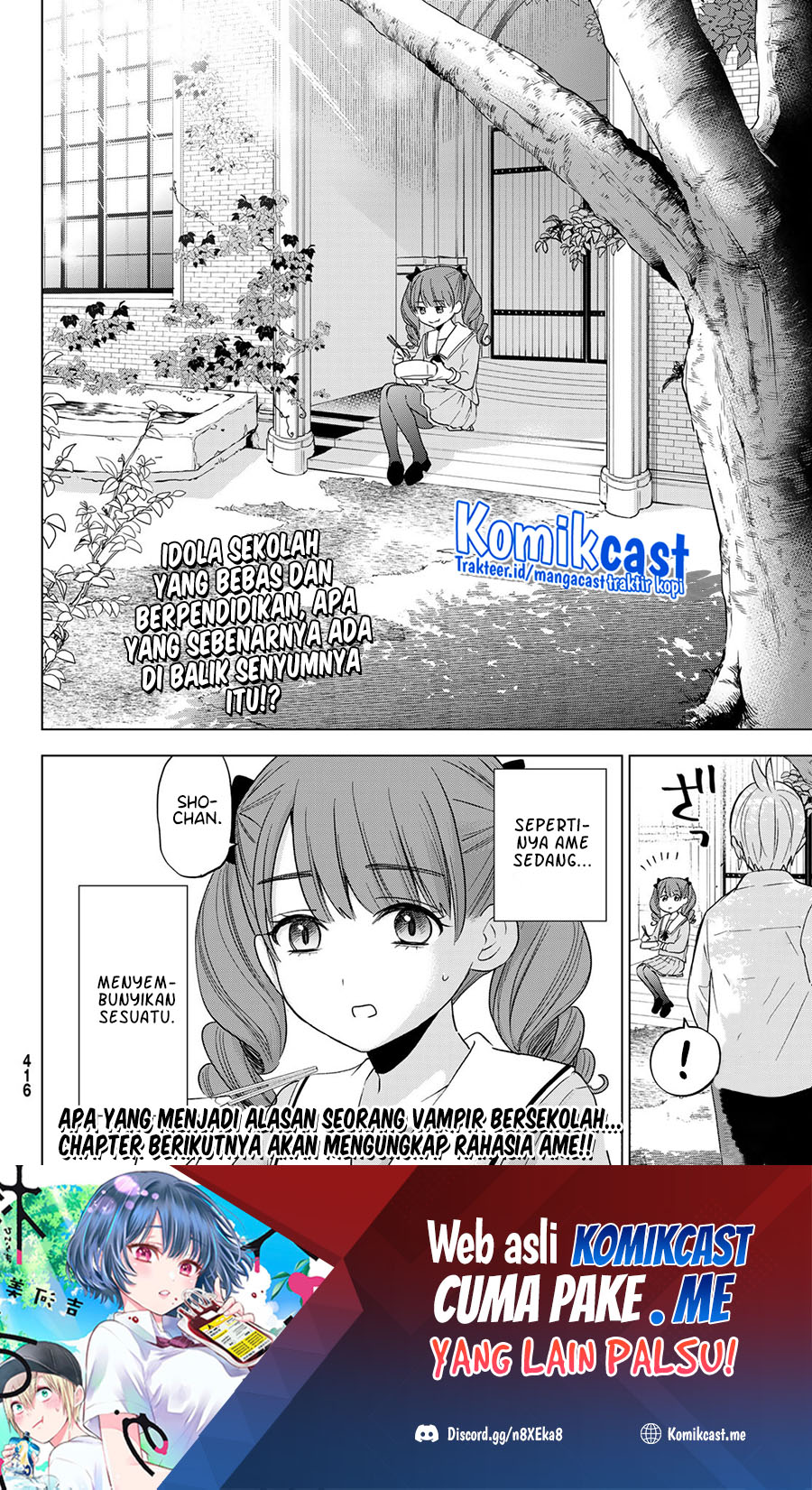 Hiiragi-san Chi no Kyuuketsu Jijou Chapter 08 Gambar 25