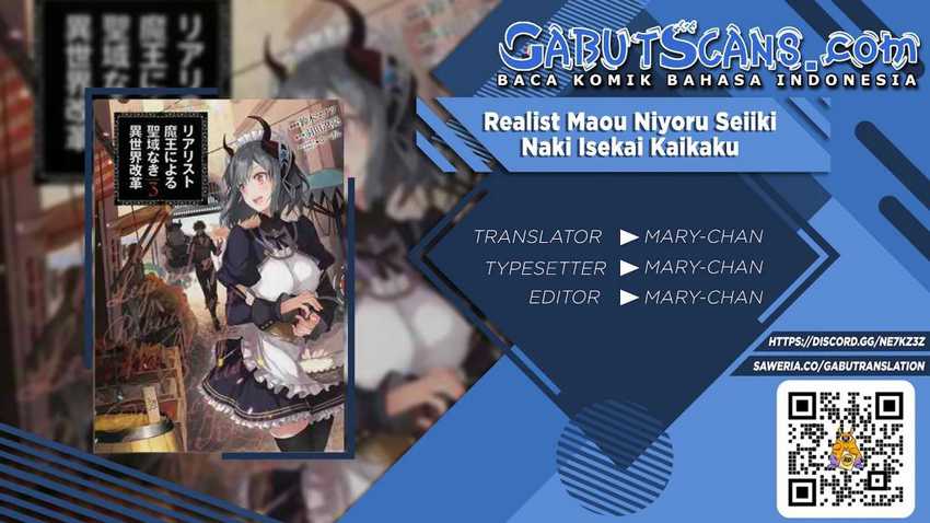 Baca Komik Realist Maou Niyoru Seiiki Naki Isekai Kaikaku Chapter 38 Gambar 1