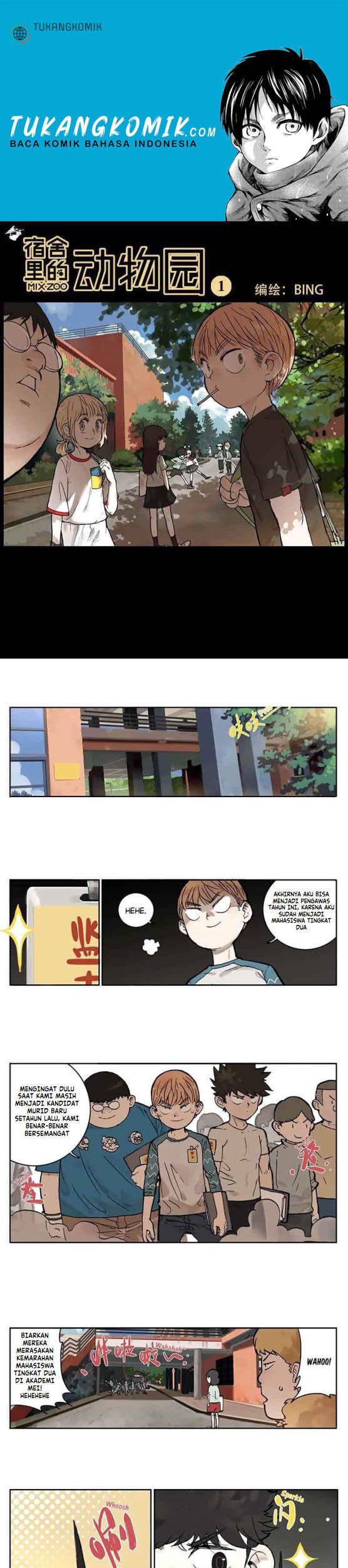 Baca Komik Zoo in the Dorm Chapter 01 Gambar 1