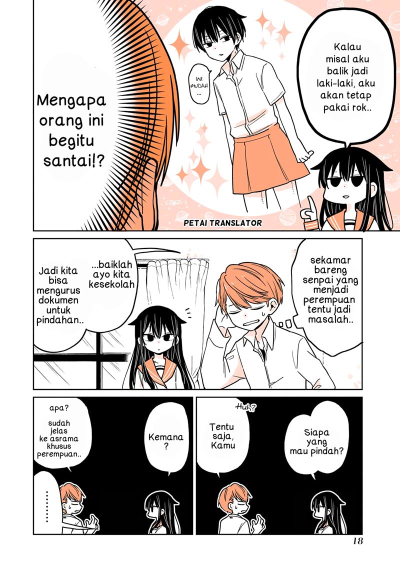 A Lazy Guy Woke Up as a Girl One Morning Chapter 02 Gambar 8