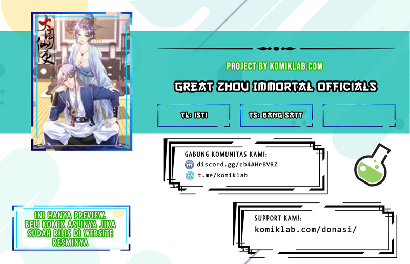 Baca Komik Great Zhou Immortal Officials Chapter 01 Gambar 1