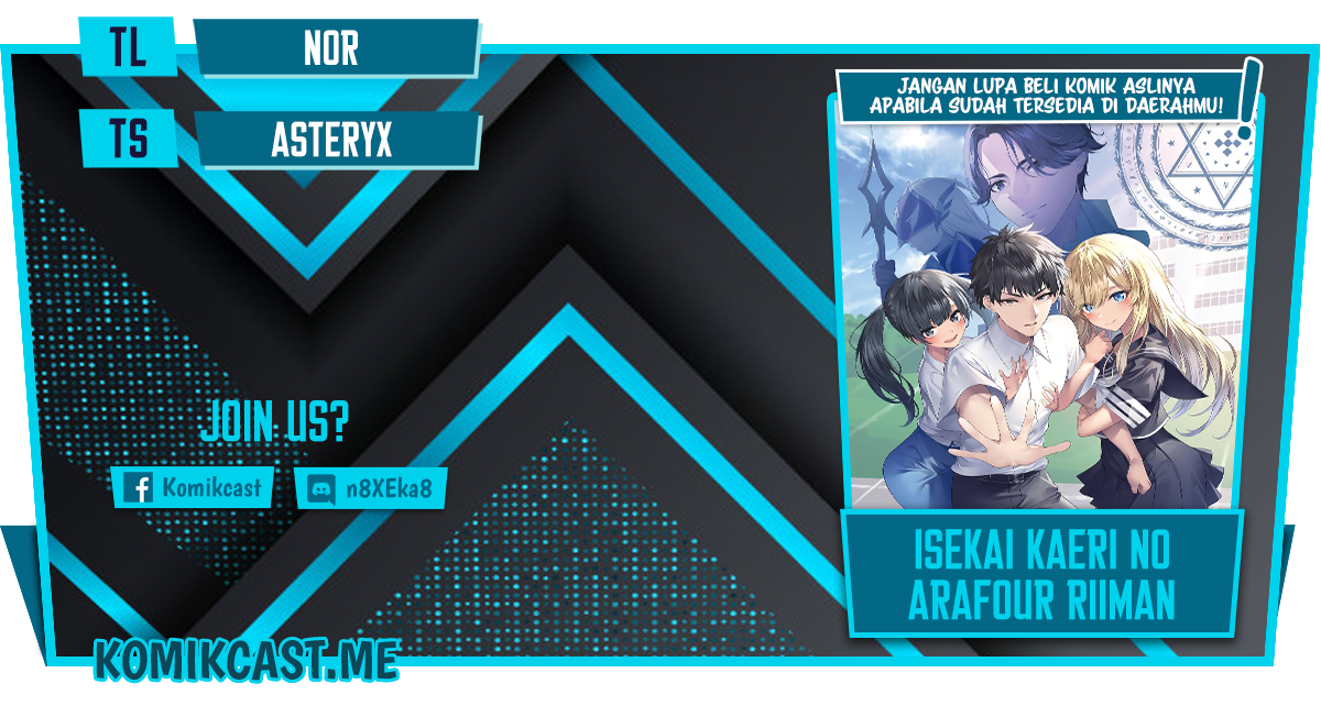 Baca Komik Isekai Kaeri no Arafour Riiman 17-sai no Koro ni Modotte Musou Suru Chapter 01.3 Gambar 1