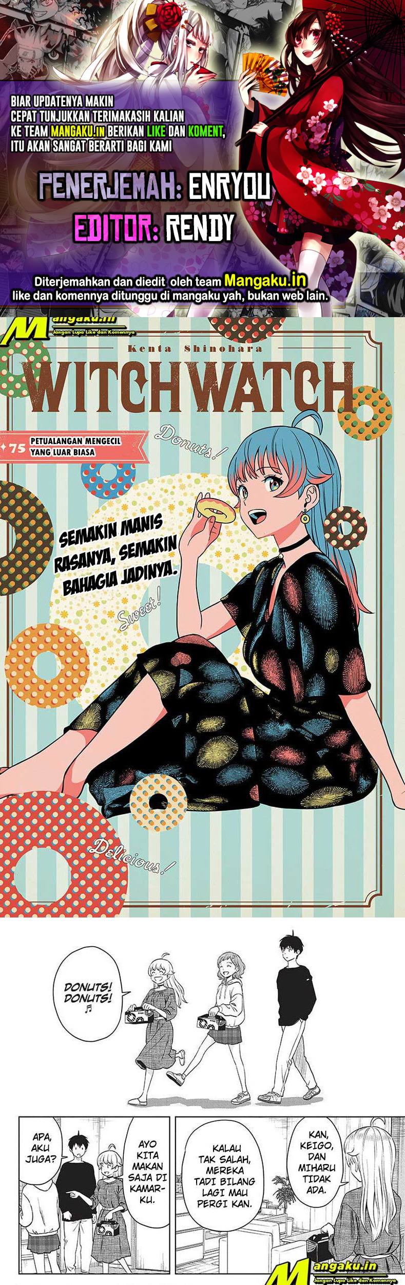 Baca Komik Witch Watch Chapter 75 Gambar 1