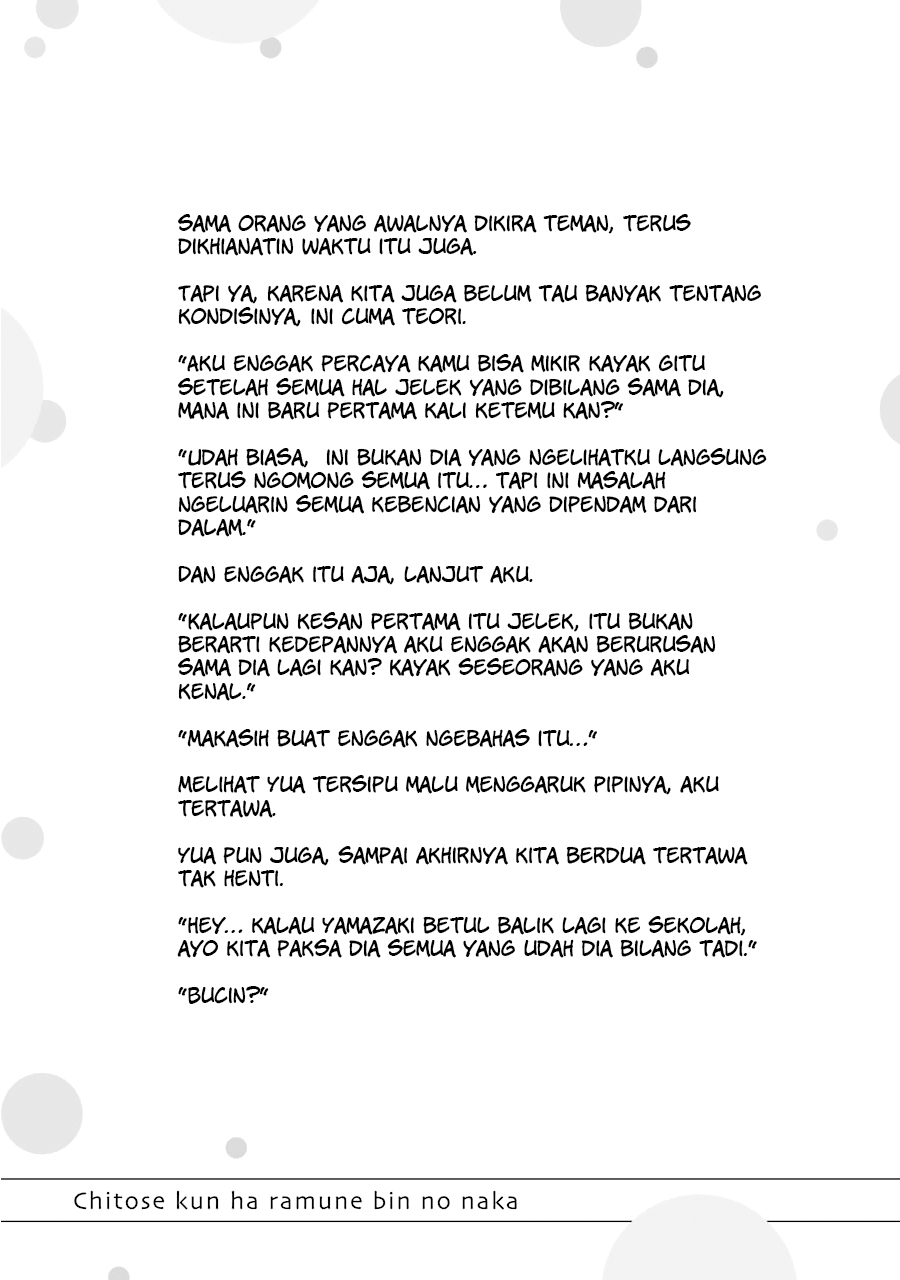 Chitose-kun is Inside a Ramune Bottle Chapter 04.5 Gambar 15